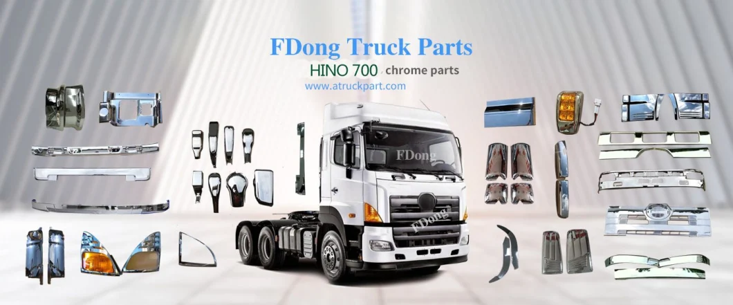 Chrome Painting Engine Suspension Chassis Parts for Hino 700/Mega 500/ Victor 500/Dutro 300/Profia/FM3m/FM2K